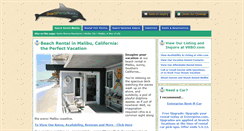 Desktop Screenshot of beachrentalmalibu.com